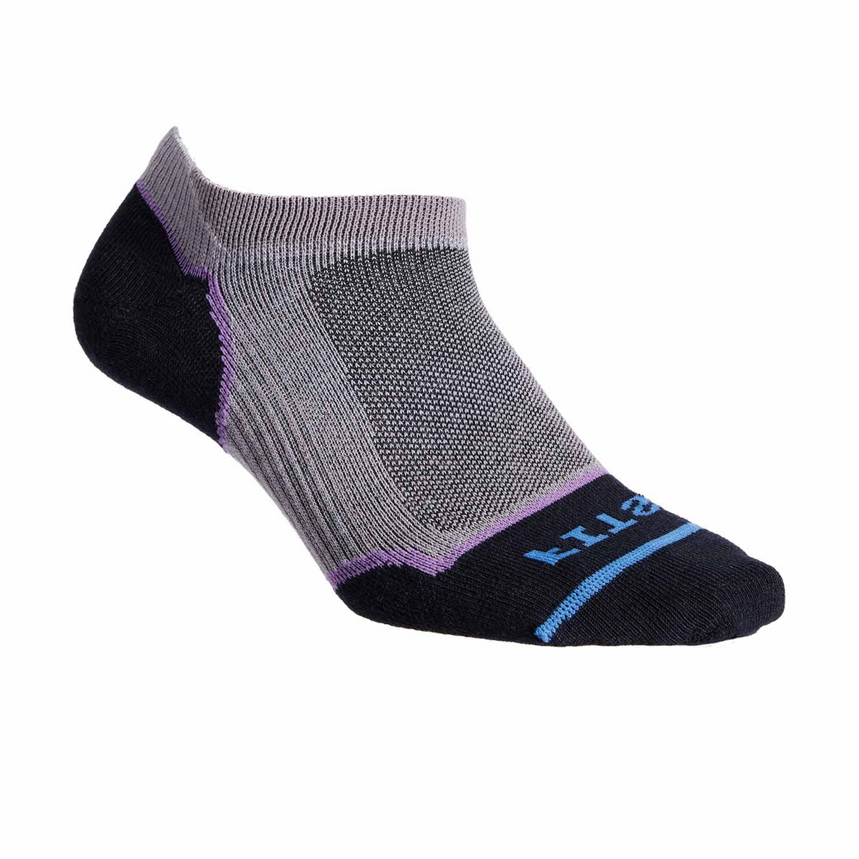 FITS F3103 Ultra Light Runner No Show Sock (Unisex) - Titanium Accessories - Socks - Performance - The Heel Shoe Fitters