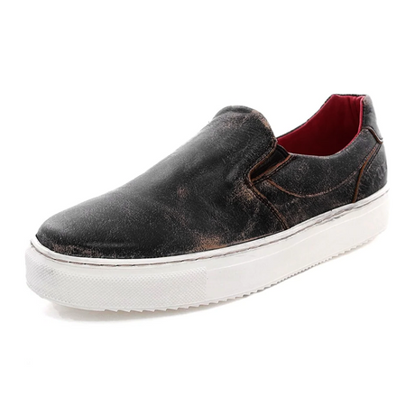 Bed Stu Hermione Slip On Sneaker (Women) - Black Lux Athletic - Casual - Slip On - The Heel Shoe Fitters