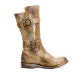 Bed Stu Turn Tall Boot (Women) - Tan Rustic White Boots - Casual - High - The Heel Shoe Fitters