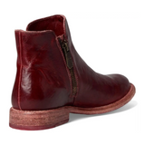 Bed Stu Yurisa Ankle Boot (Women) - Cherry Lacquer Boots - Casual - Low - The Heel Shoe Fitters