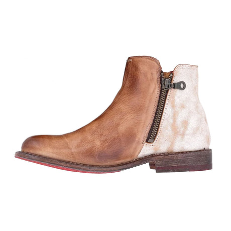 Bed Stu Yurisa Ankle Boot (Women) - Nectar Lux Tan Rustic Boots - Casual - Low - The Heel Shoe Fitters