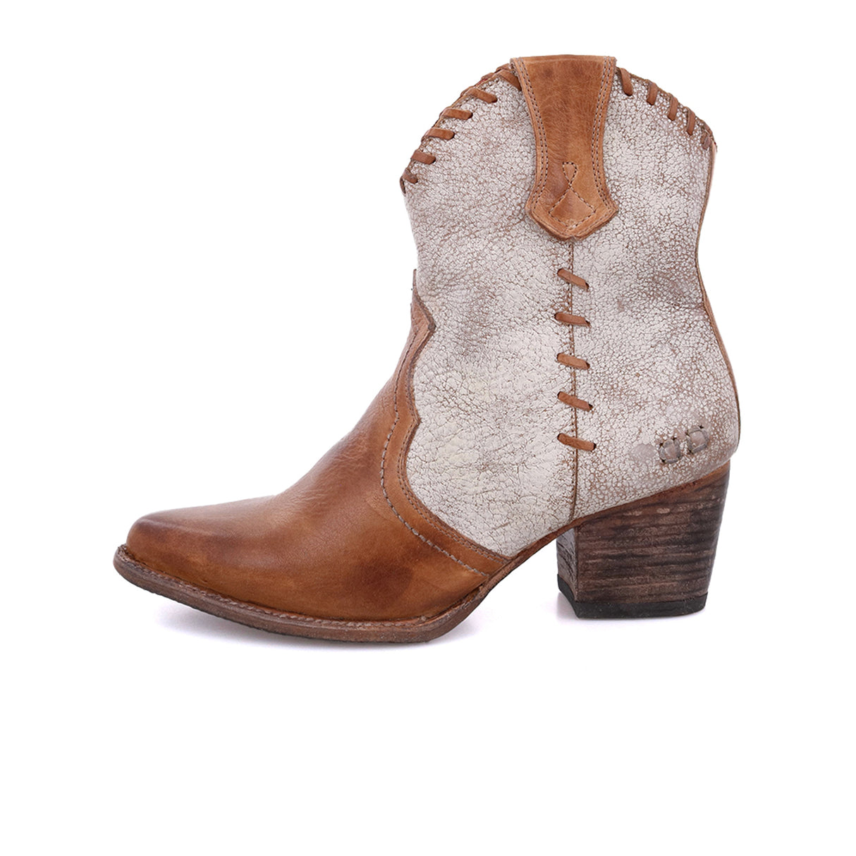 Bed Stu Baila II Ankle Boot (Women) - Tan Rustic Nectar Lux Boots - Casual - Mid - The Heel Shoe Fitters