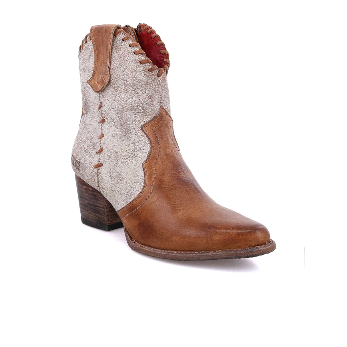 Bed Stu Baila II Ankle Boot (Women) - Tan Rustic Nectar Lux Boots - Casual - Mid - The Heel Shoe Fitters