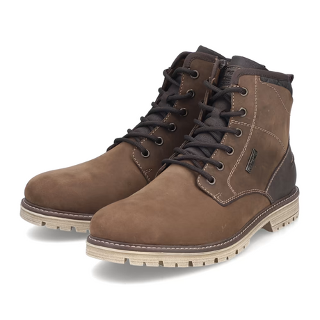 Rieker F3614 Randy Boot (Men) - Tabak/Moro/Kastanie/Braun Boots - Casual - Mid - The Heel Shoe Fitters