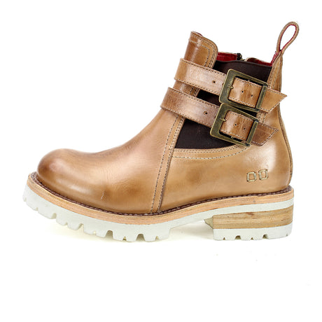 Bed Stu Ginger II Ankle Boot (Women) - Tan Rustic Boots - Casual - Mid - The Heel Shoe Fitters