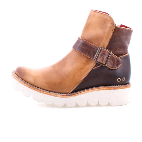 Bed Stu Nudge II Ankle Boot (Women) - Cold Brew Rustic Boots - Casual - Mid - The Heel Shoe Fitters