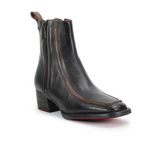 Bed Stu Bitsy Mid Boot (Women) - Black Teak Rustic Boots - Casual - Mid - The Heel Shoe Fitters