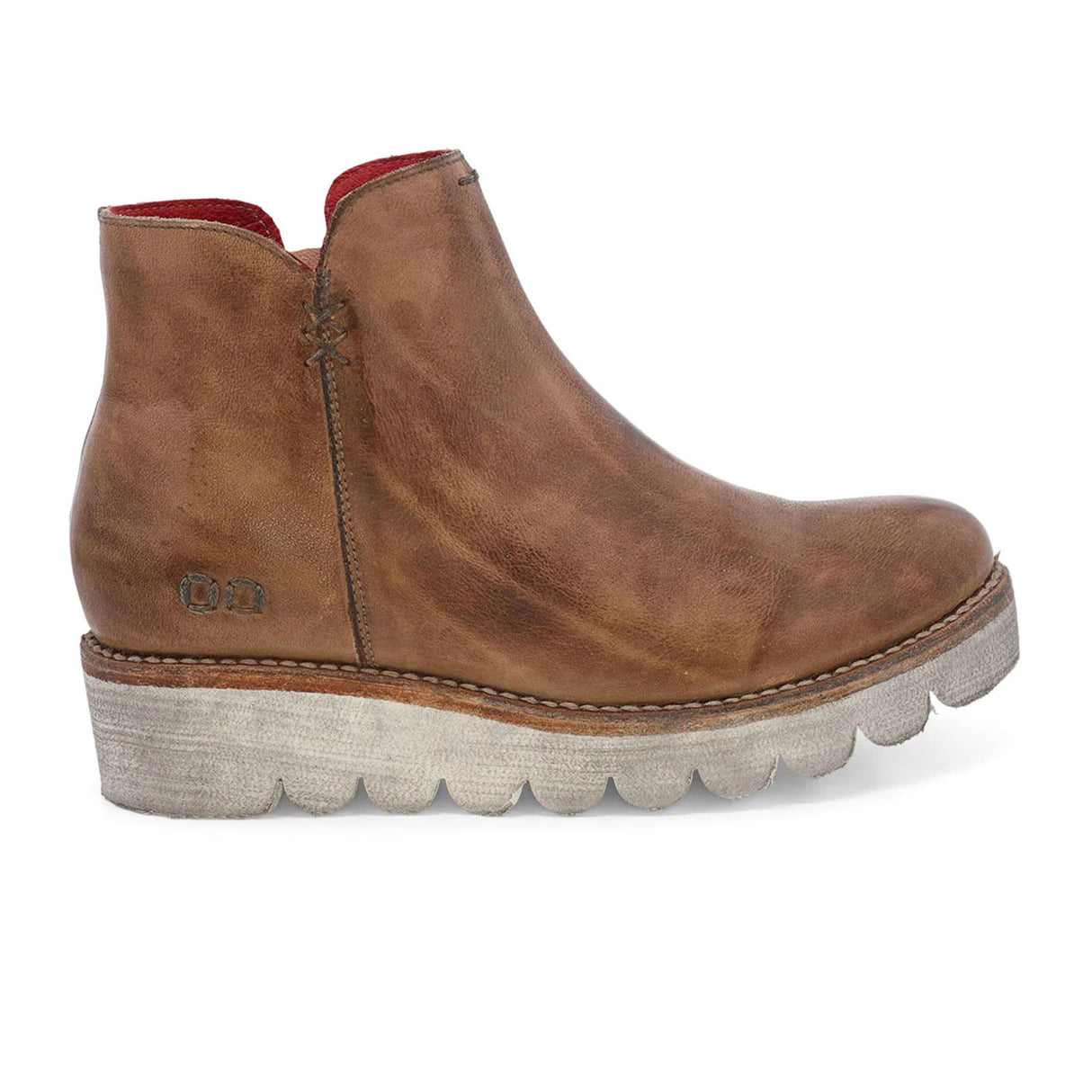 Bed Stu Lydyi Ankle Boot (Women) - Tan Rustic Boots - Casual - Mid - The Heel Shoe Fitters