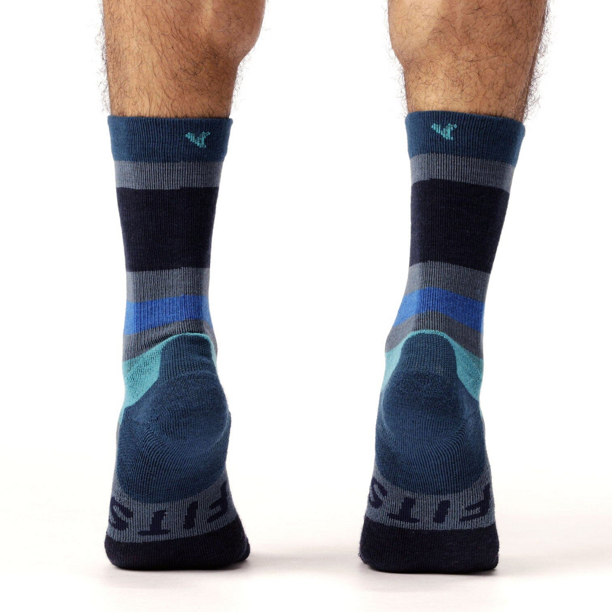 FITS F8007 Hermiston Ultra Light Crew Sock (Unisex) - Blues Accessories - Socks - Lifestyle - The Heel Shoe Fitters