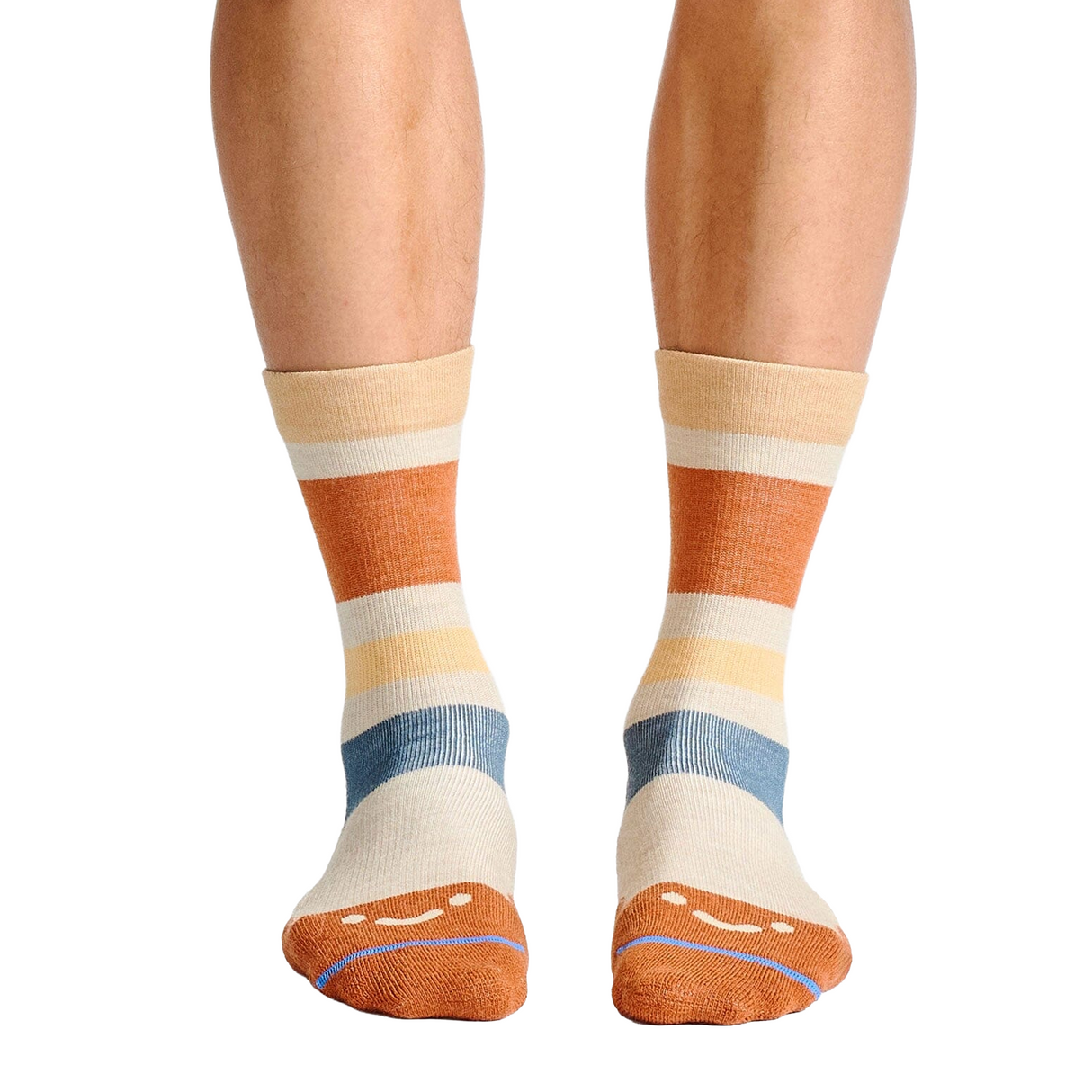 FITS F8007 Hermiston Ultra Light Crew Sock (Unisex) - Stone Accessories - Socks - Lifestyle - The Heel Shoe Fitters