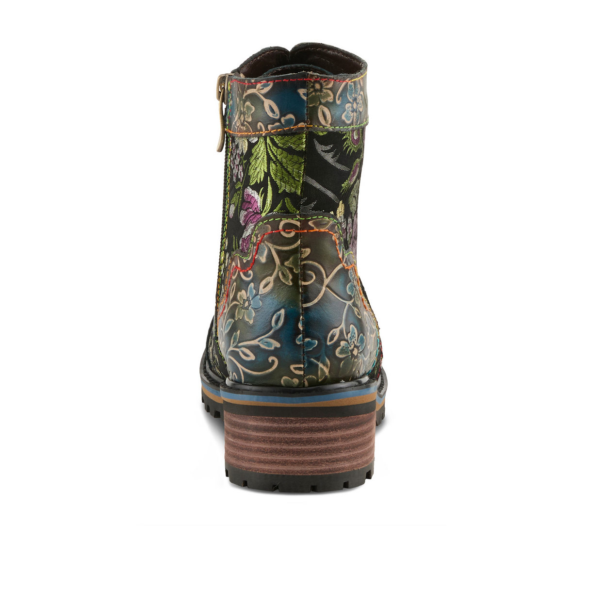 L'Artiste Fantastic Mid Boot (Women) - Blue Multi Boots - Casual - Mid - The Heel Shoe Fitters