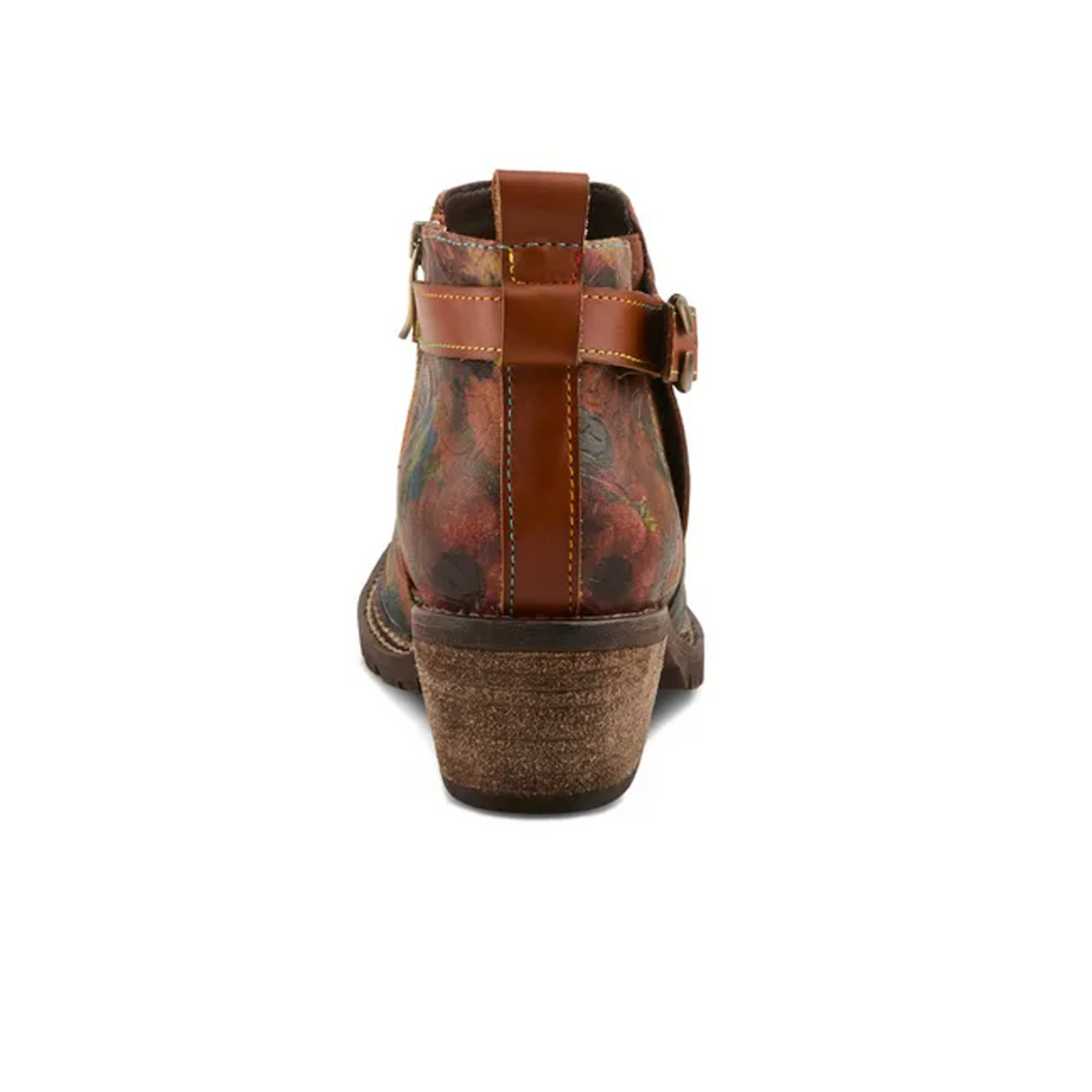 L'Artiste Farruko Ankle Boot (Women) - Camel Multi Boots - Casual - Low - The Heel Shoe Fitters