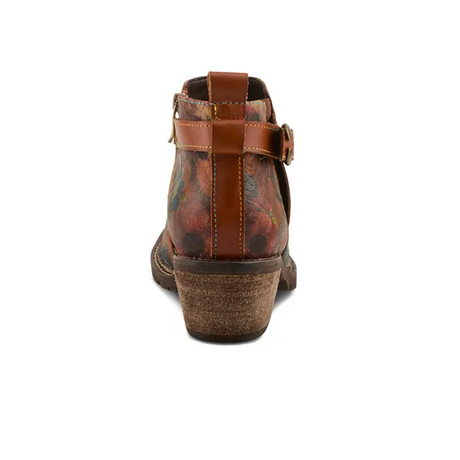 L'Artiste Farruko Ankle Boot (Women) - Camel Multi Boots - Casual - Low - The Heel Shoe Fitters