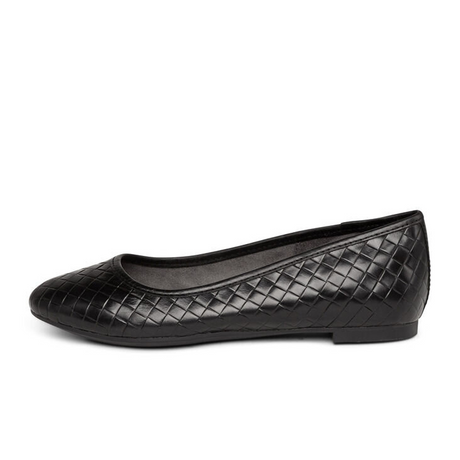 Aetrex Lyla Ballet Flat (Women) - Black Dress-Casual - Flats - The Heel Shoe Fitters