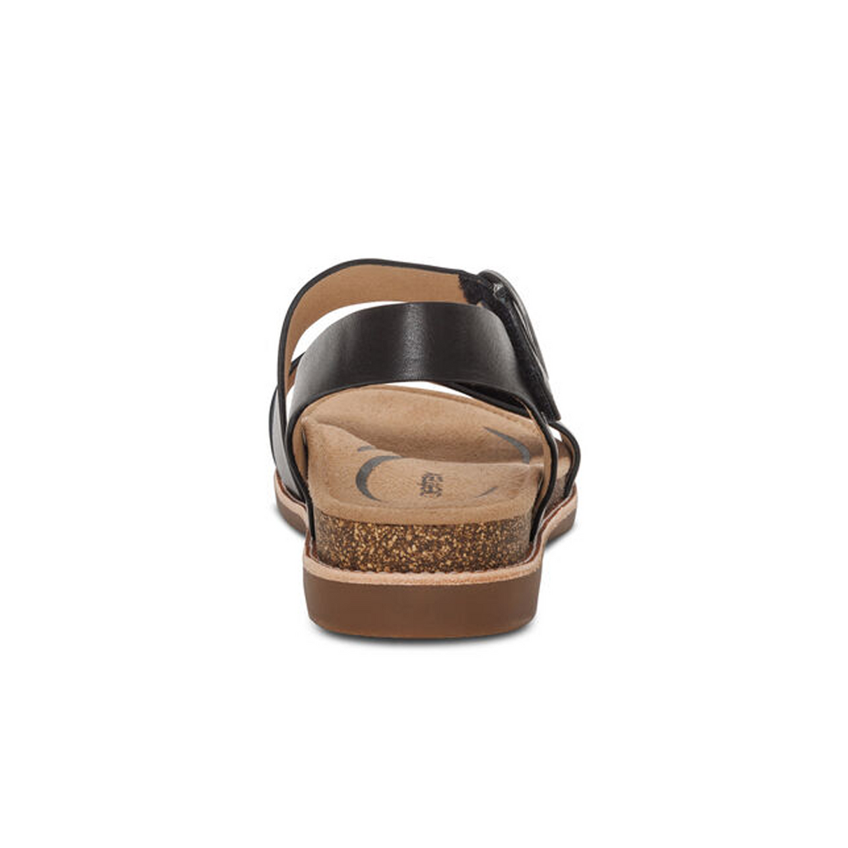 Aetrex Tamara Backstrap Sandal (Women) - Black Sandals - Backstrap - The Heel Shoe Fitters