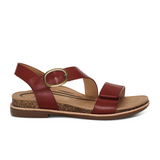 Aetrex Tamara Backstrap Sandal (Women) - Red Sandals - Backstrap - The Heel Shoe Fitters