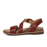 Aetrex Tamara Backstrap Sandal (Women) - Red Sandals - Backstrap - The Heel Shoe Fitters