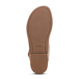 Aetrex Claire Backstrap Sandal (Women) - Taupe Multi Sandal - Backstrap - The Heel Shoe Fitters