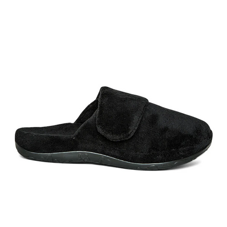Aetrex Mandy Slipper (Women) - Black Dress-Casual - Slipper - The Heel Shoe Fitters