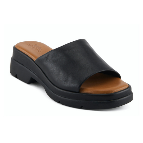 Spring Step FireIsland Slide Sandal (Women) - Black Sandal - Backstrap - The Heel Shoe Fitters