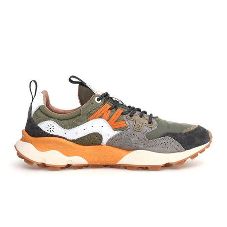 Flower Mountain Yamano 3 Sneaker (Men) - Anthracite/Kaky Athletic - Casual - Lace Up - The Heel Shoe Fitters
