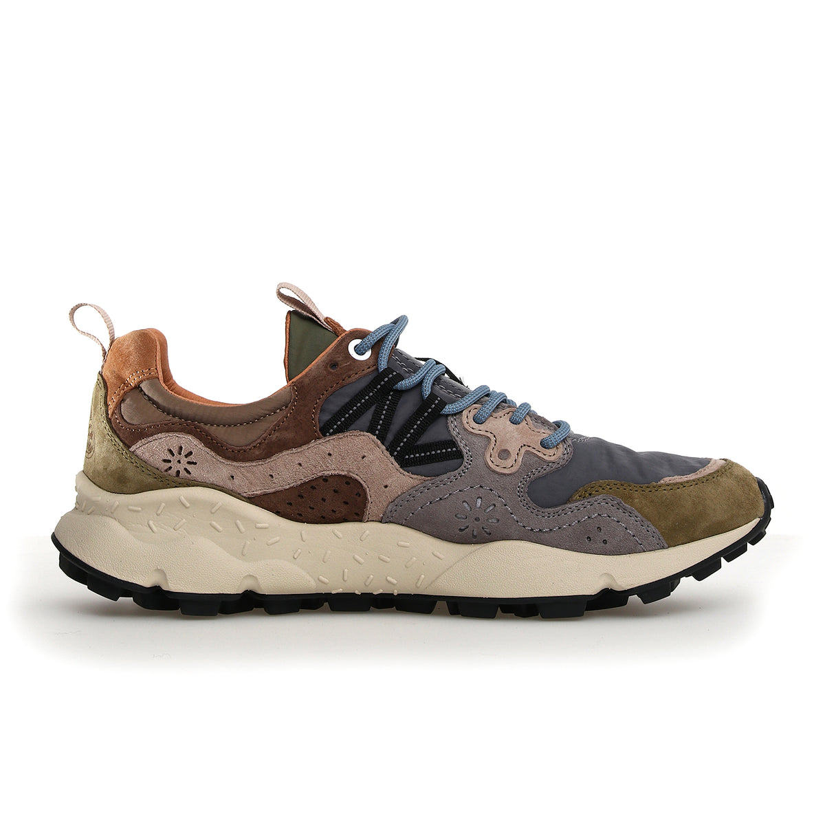 Flower Mountain Yamano 3 Sneaker (Men) - Military Grey/Light Brown 