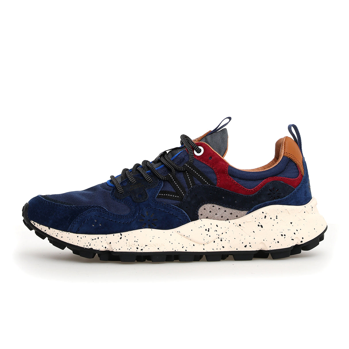 Flower Mountain Yamano 3 Sneaker (Men) - Light Navy/Orange Athletic - Running - Trail - The Heel Shoe Fitters