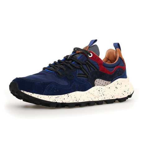 Flower Mountain Yamano 3 Sneaker (Men) - Light Navy/Orange Athletic - Running - Trail - The Heel Shoe Fitters