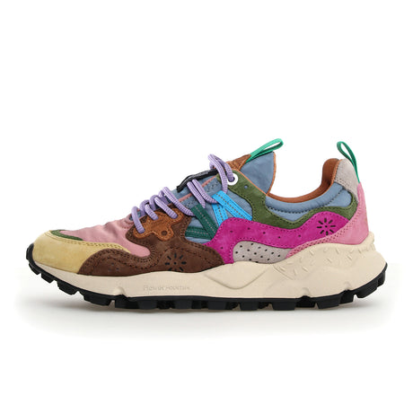 Flower Mountain Yamano 3 Sneaker (Women) - Cream/Pink/Light Brown Athletic - Running - Trail - The Heel Shoe Fitters