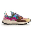 Flower Mountain Yamano 3 Sneaker (Women) - Cream/Pink/Light Brown Athletic - Running - Trail - The Heel Shoe Fitters