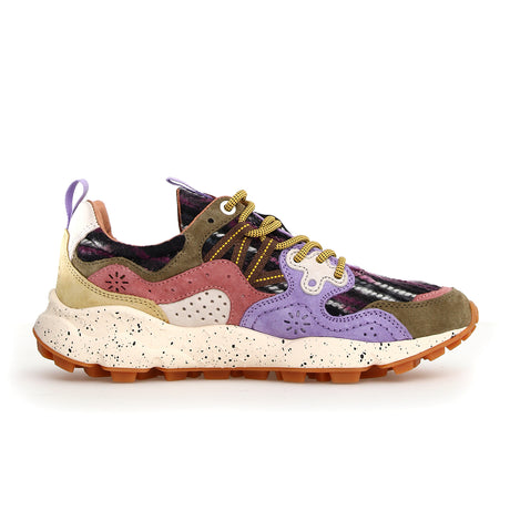 Flower Mountain Yamano 3 Sneaker (Women) - Light Brown/Violet Athletic - Running - Trail - The Heel Shoe Fitters