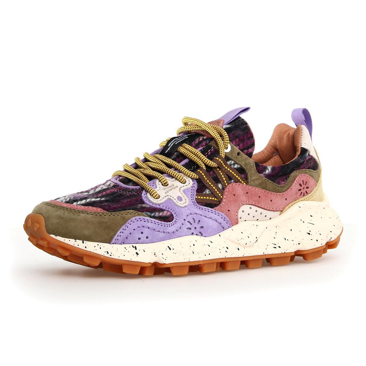 Flower Mountain Yamano 3 Sneaker (Women) - Light Brown/Violet Athletic - Running - Trail - The Heel Shoe Fitters