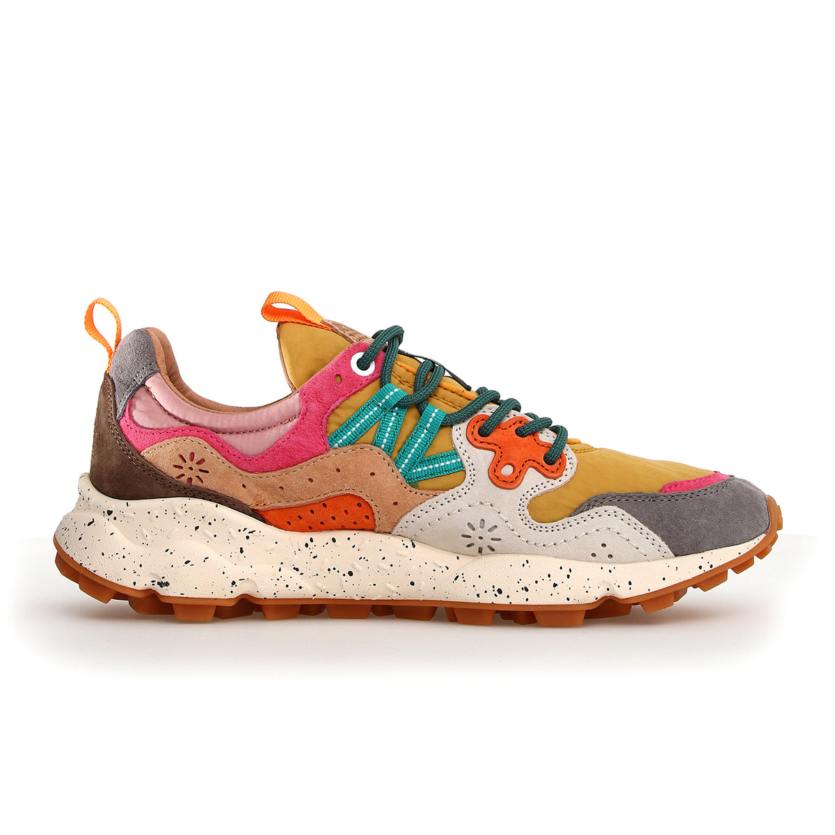 Flower Mountain Yamano 3 Sneaker (Women) - Grey/Yellow/Cream – The 