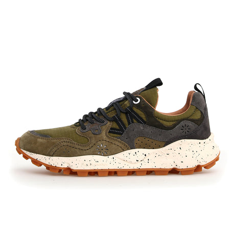 Flower Mountain Yamano 3 Sneaker (Men) - Military/Grey Athletic - Running - Trail - The Heel Shoe Fitters