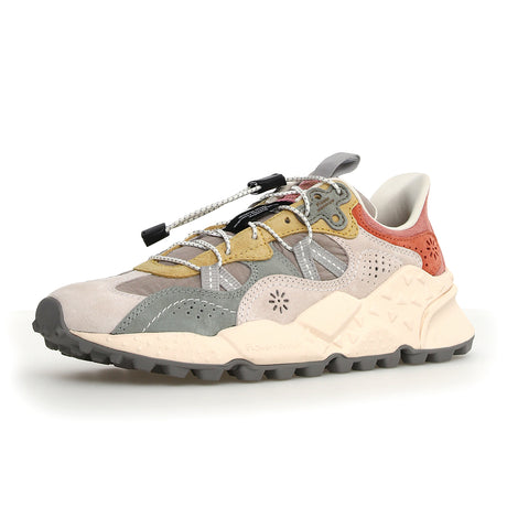 Flower Mountain Tiger Hill (Women) - Milk/Light Green/Yellow Athletic - Running - Trail - The Heel Shoe Fitters