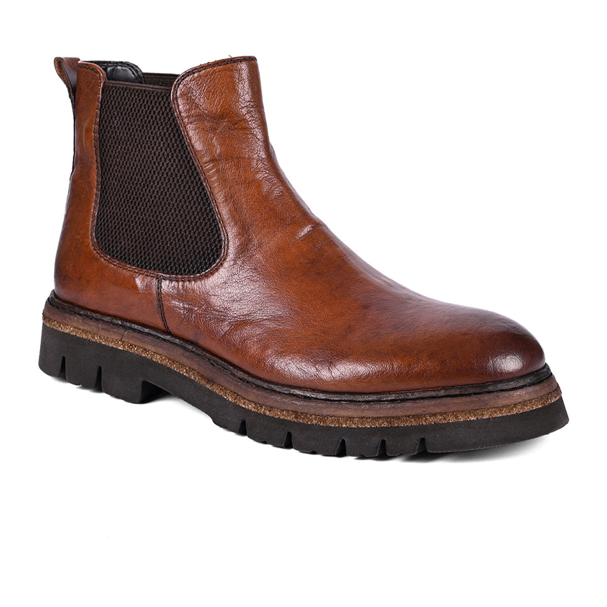 ROAN Defy Chelsea Boot (Men) - Cognac TDM HD TML Boots - Casual - Mid - The Heel Shoe Fitters