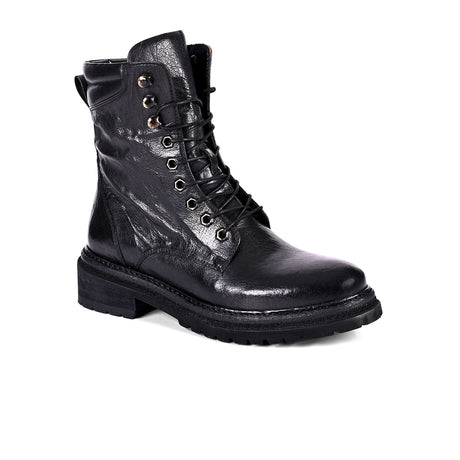 ROAN Awol Lace Up Mid Boot (Women) - Black Boots - Casual - Mid - The Heel Shoe Fitters