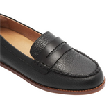 Frankie4 Franklin Loafer (Women) - Black Tumbled Dress-Casual - Loafer - The Heel Shoe Fitters