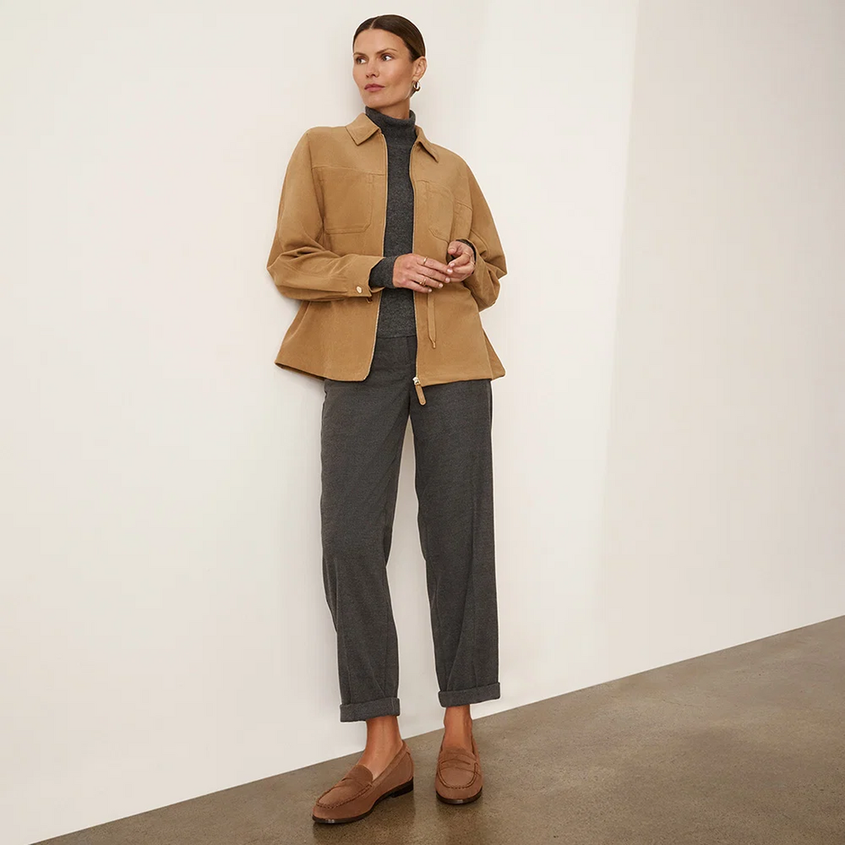 Frankie4 Franklin Loafer (Women) - Pecan Suede