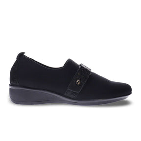 Revere Genoa Stretch Loafer (Women) - Black Dress-Casual - Loafers - The Heel Shoe Fitters