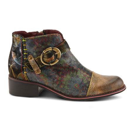 L'Artiste Georgiana-Scope Ankle Boot (Women) - Olive Multi Boots - Fashion - Ankle Boot - The Heel Shoe Fitters