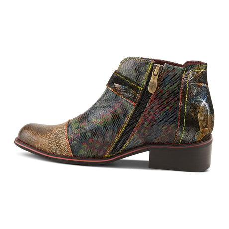 L'Artiste Georgiana-Scope Ankle Boot (Women) - Olive Multi Boots - Fashion - Ankle Boot - The Heel Shoe Fitters
