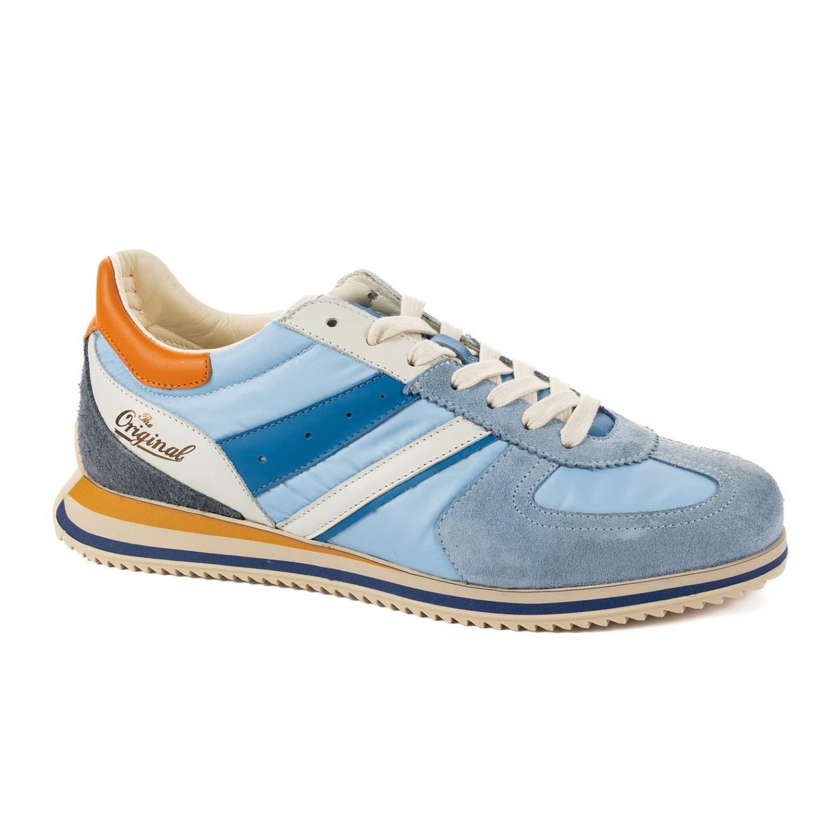 Kamo-Gutsu GIRO 005 Low Sneaker (Men) - Azure Combi