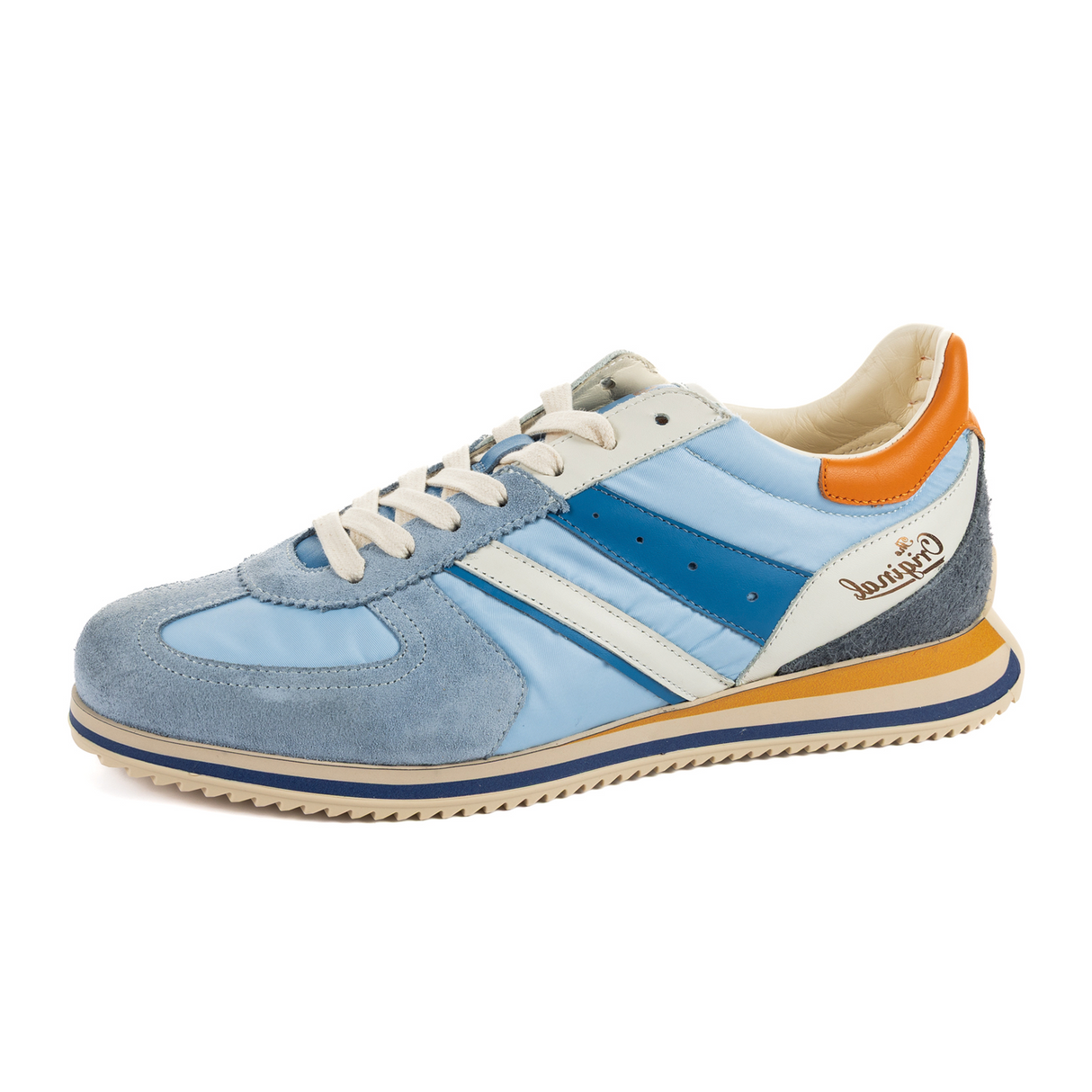 Kamo-Gutsu GIRO 005 Low Sneaker (Men) - Azure Combi