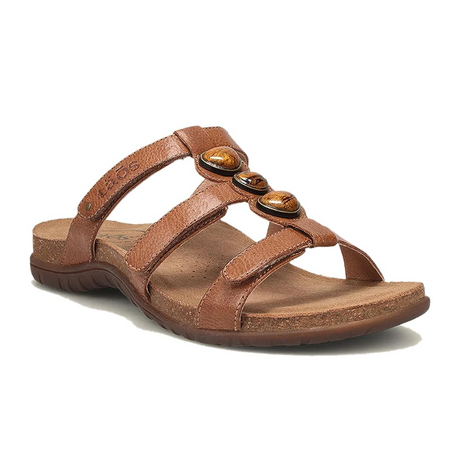 Taos Gemma Slide Sandal (Women) - Hazelnut  - The Heel Shoe Fitters