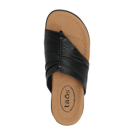 Taos Gift 2 Sandal (Women) - Black Sandals - Thong - The Heel Shoe Fitters