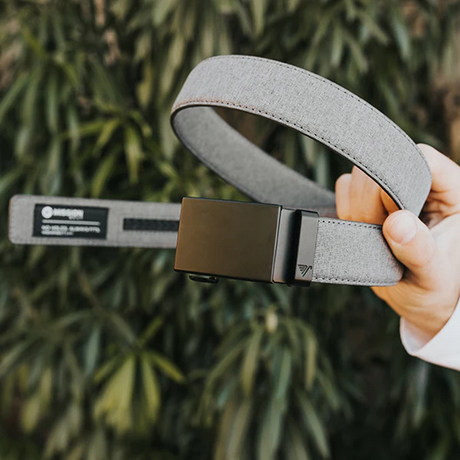 Mission Belts Canvas Belt (Men) - Gun Metal/Stone Grey Canvas Accessories - Belts - Non-Leather - The Heel Shoe Fitters