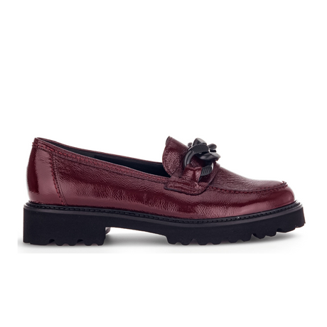 Gabor 35240-95 Loafer (Women) - Bordeaux Snautschlack Dress-Casual - Loafers - The Heel Shoe Fitters