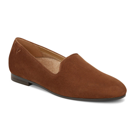 Vionic Willa II Slip On (Women) - Brown Suede Dress-Casual - Flats - The Heel Shoe Fitters