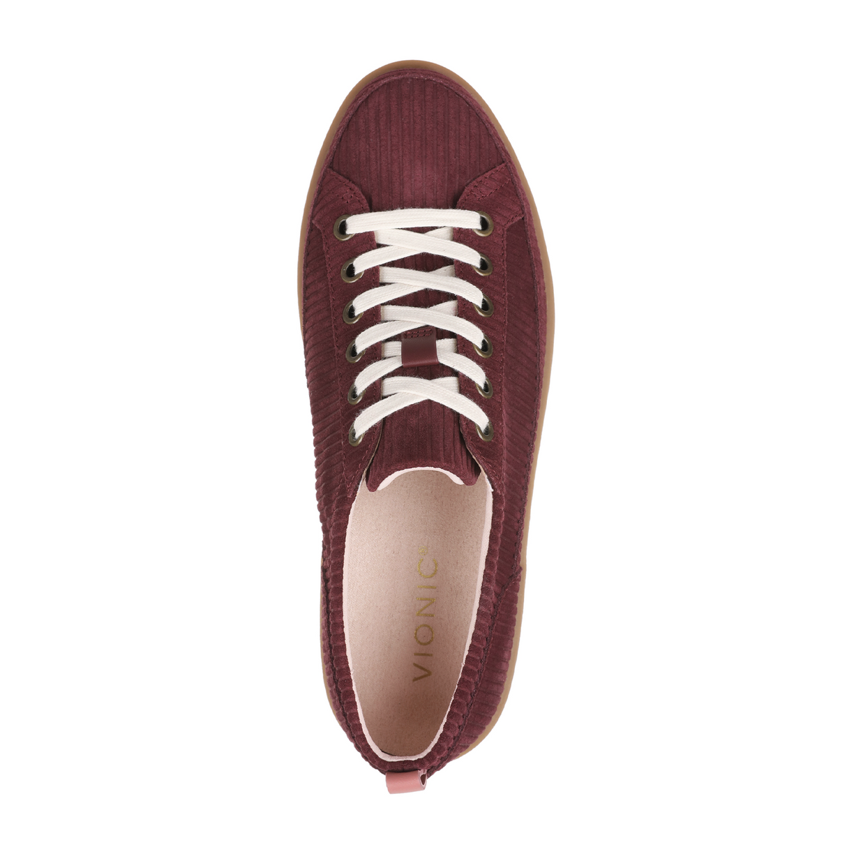 Vionic Winny Sneaker (Women) - Cherry Jubilee Athletic - Casual - Lace Up - The Heel Shoe Fitters